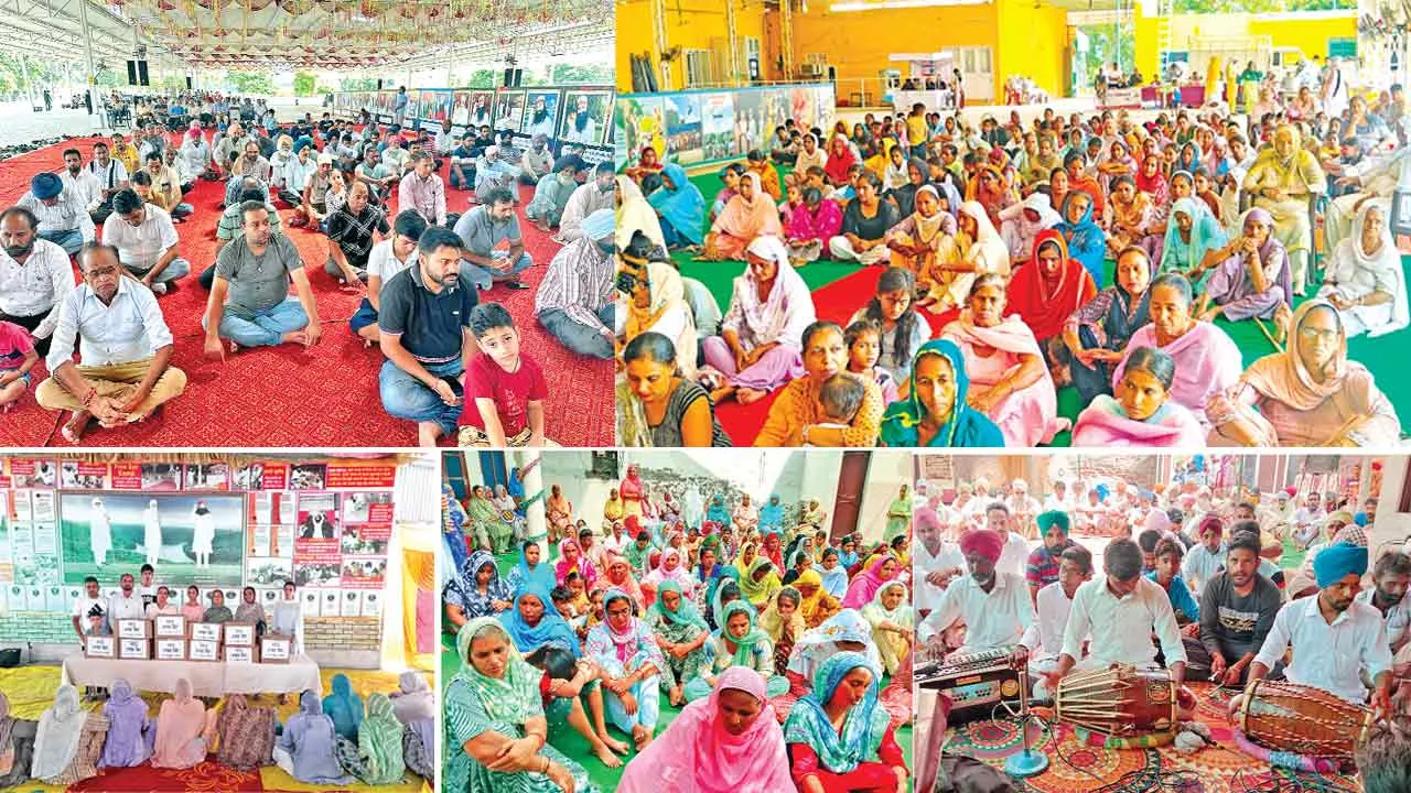 विभिन्न ब्लॉकों की ब्लॉक स्तरीय नामचर्चाओं में भारी तादाद में साध-संगत ने की शिरकत