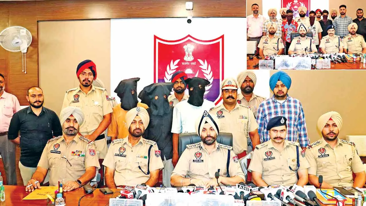 जेल में बंद गैंगस्टरों के इशारों पर वारदातें करने वाले तीन आरोपी काबू, पैट्रोल पंप पर हुई लूटपाट की घटना में चार आरोपी गिरफ्तार