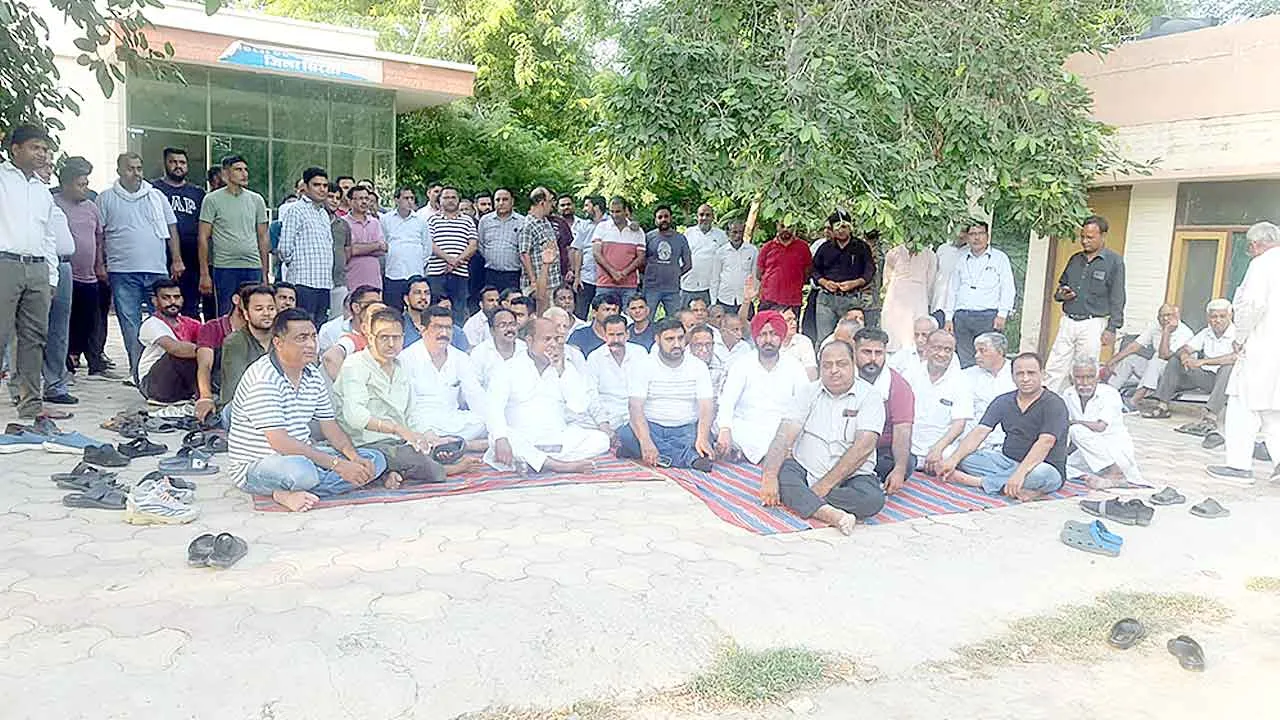 व्यापारी के खिलाफ दर्ज मुकदमे का विरोध: रानियां में व्यापारियों का रोष-प्रदर्शन