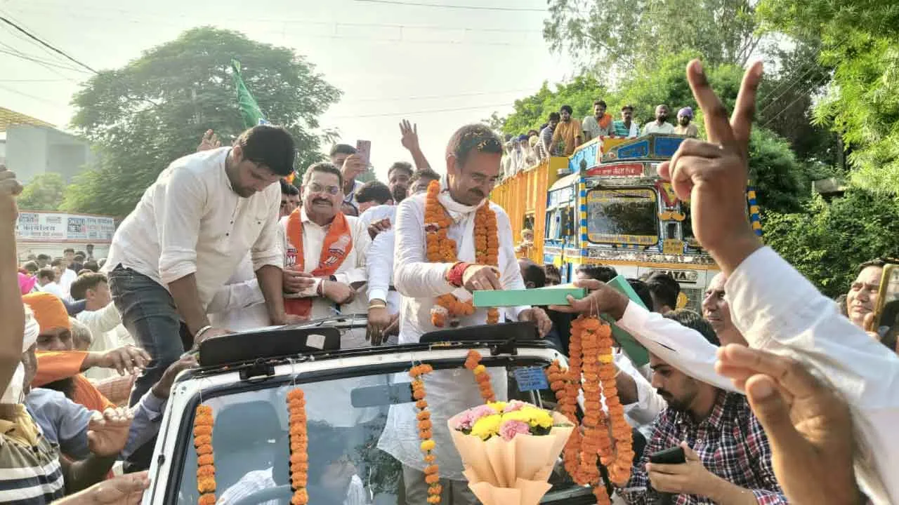 हरविंद्र कल्याण ने घरौंडा में और भाजपा ने हरियाणा में लगाई हैट्रिक, हरविंद्र कल्याण ने वीरेंद्र राठौर को 4386 वोटो से हराया