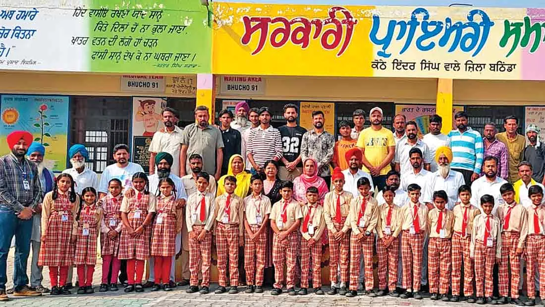 नई चुनी पंचायत ने विकास कार्यों की शुरुआत स्कूल से करने का किया ऐलान