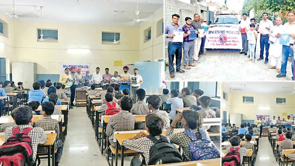 स्पोर्टकिंग इंडिया लिमिटेड ने छात्रों और जरूरतमंद लोगों को बांटे गर्मियों के कपड़े