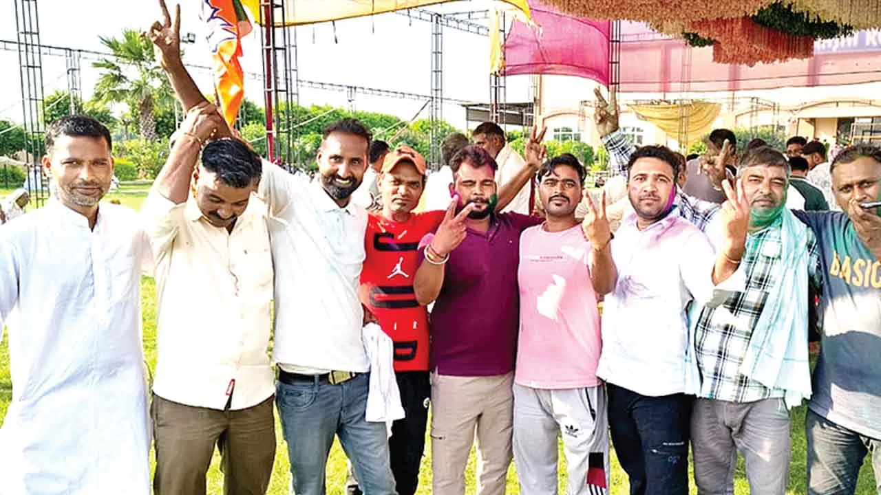 पूंडरी में बीजेपी प्रत्याशी सतपाल जांबा ने तोड़ी निर्दलीय की परंपरा