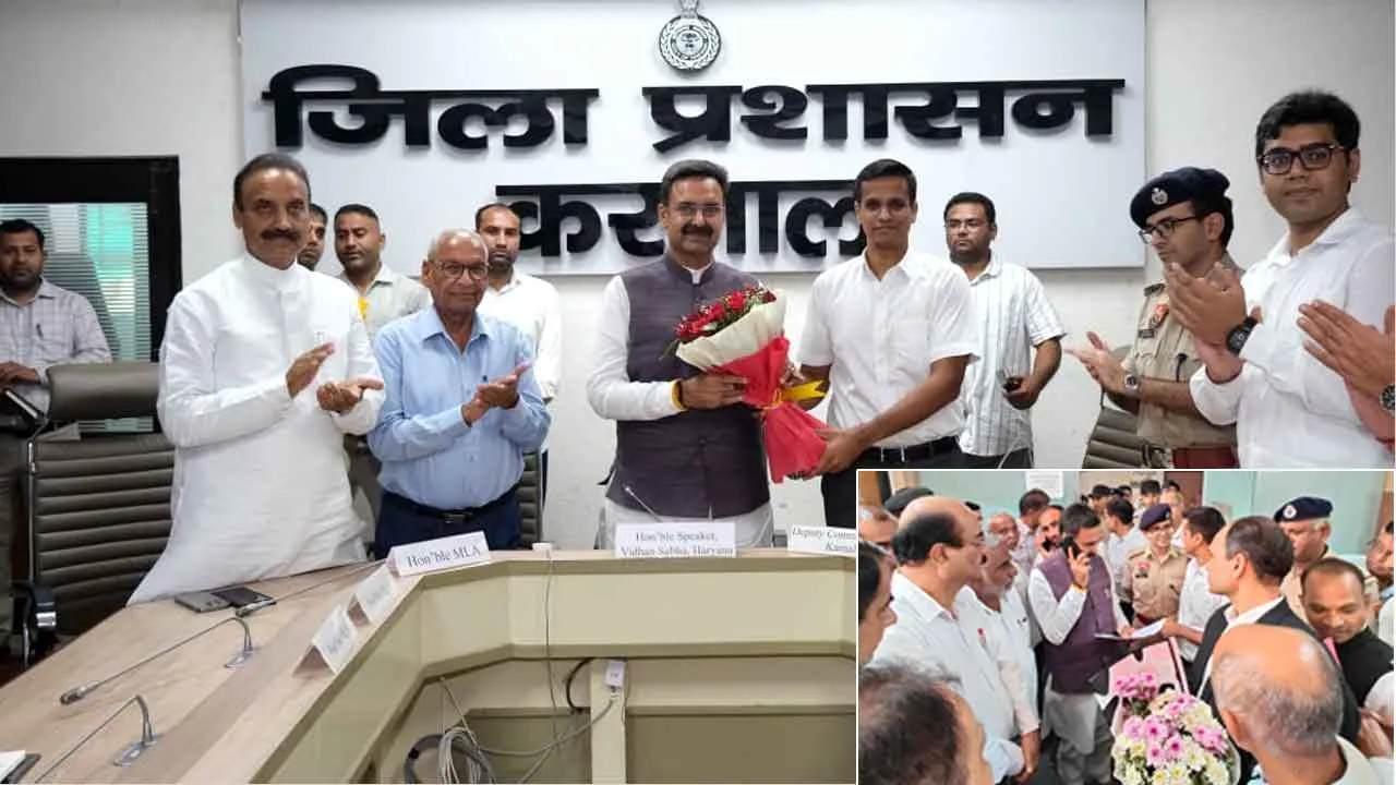 विकास कार्यों को और गति दें अधिकारी, लापरवाही किसी की भी बर्दाश्त नहीं होगी: स्पीकर हरविंद्र कल्याण