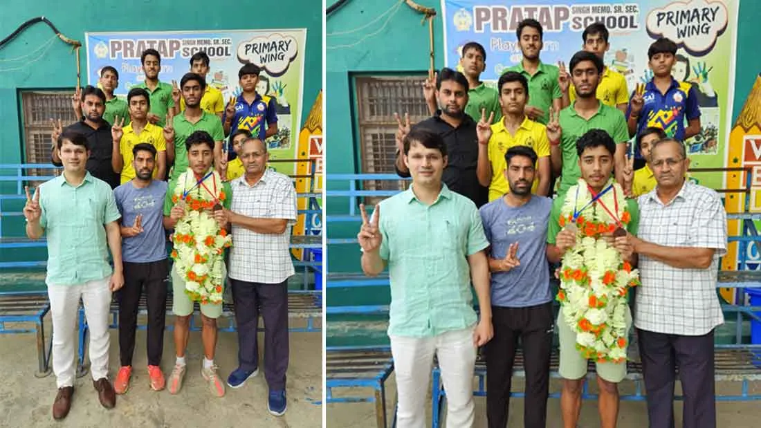 नेशनल एथलेटिक्स में प्रताप स्कूल के सागर बाल्याण ने जीता सिल्वर मेडल