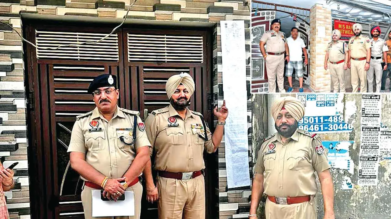 पुलिस ने दो नशा तस्करों की 2 करोड़ रूपये से अधिक की जायदाद की सीज