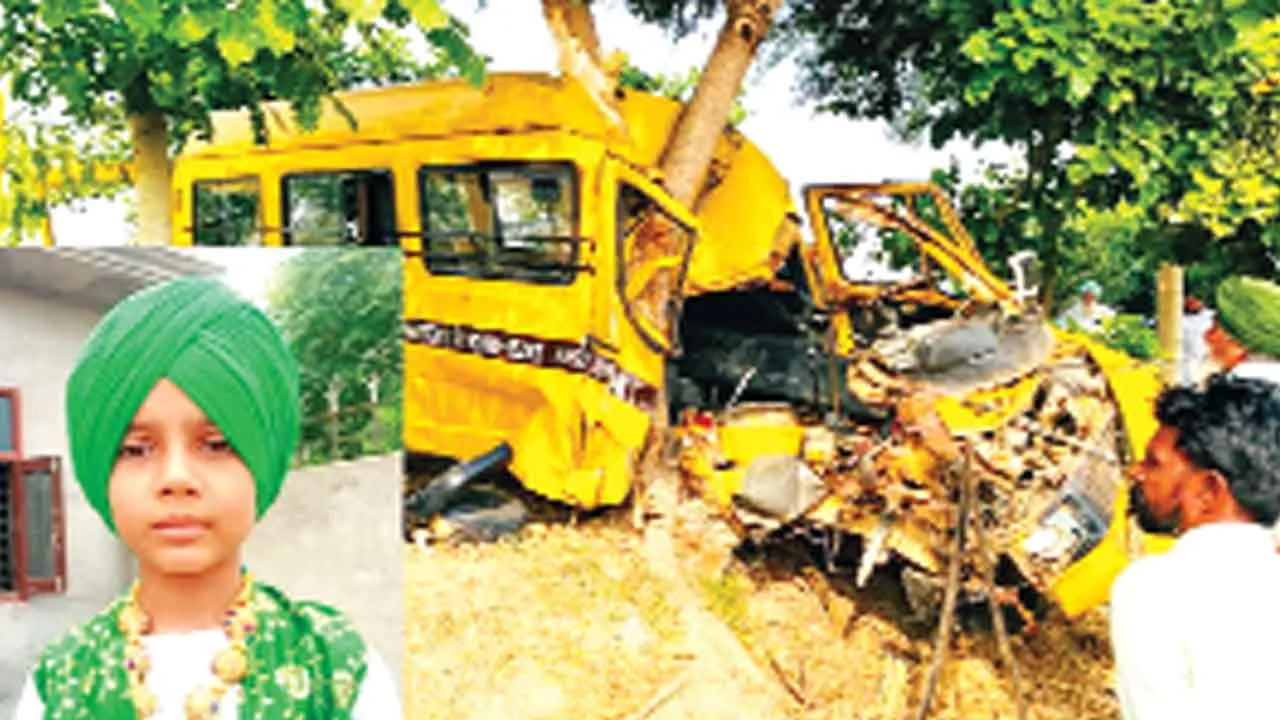 School Van Accident: स्कूल वैन हादसे में एक बच्चे की मौत, 4 घायल