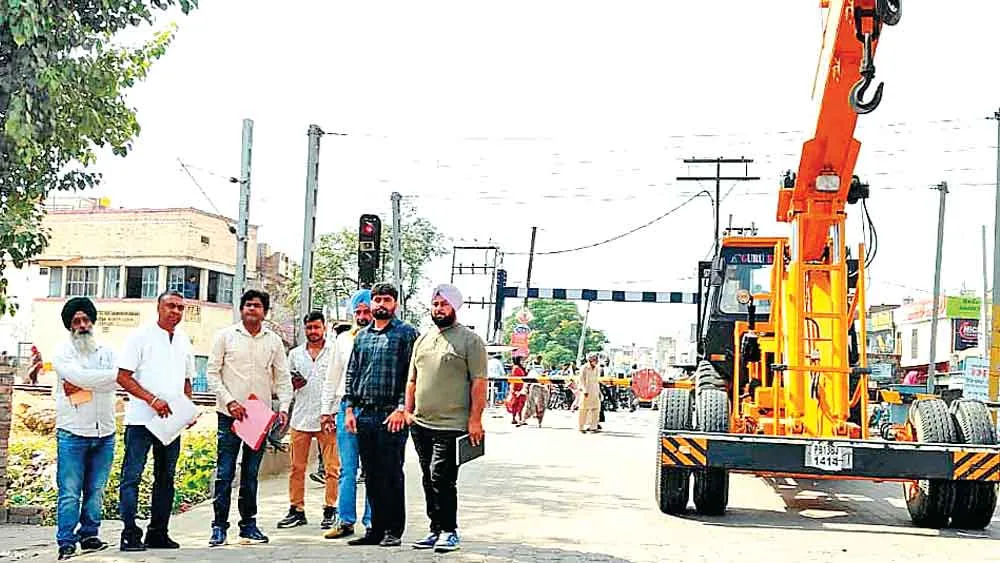 Railway Under Bridge: रेलवे अंडर ब्रिज का निर्माण कार्य शुरु