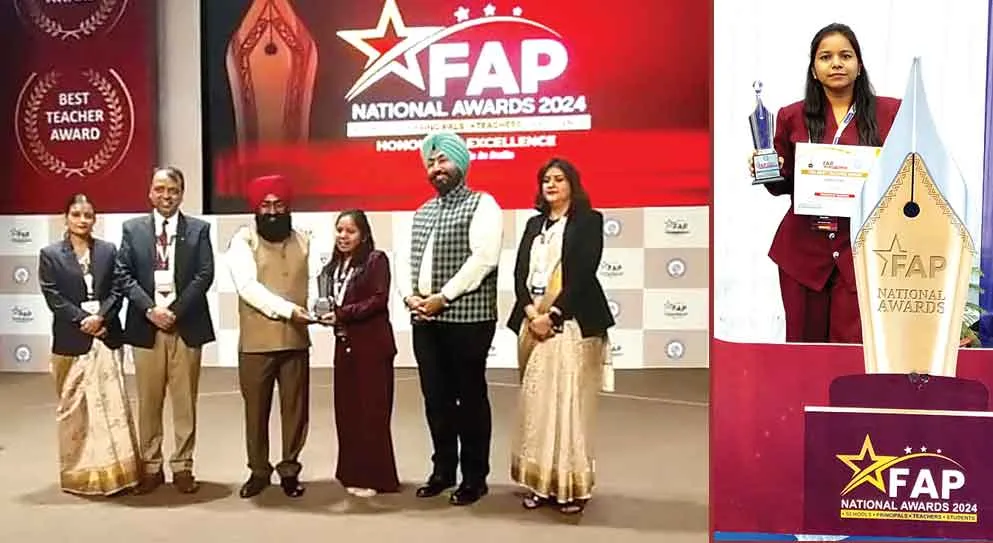 FAP National Awards 2024: सिम्मी इन्सां ने पूज्य गुरु संत डॉ. गुरमीत राम रहीम सिंह जी इन्सां को दिया सफलता का श्रेय