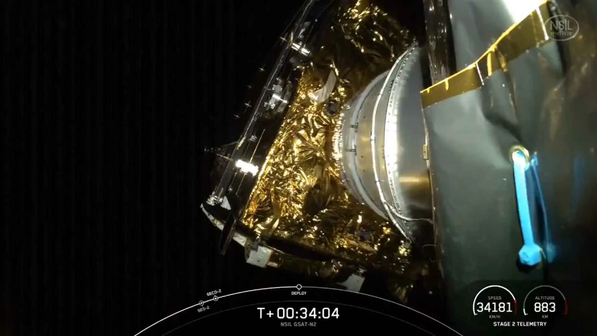 ISRO’s launches SpaceX GSAT-N2: जीसैट-एन2 ने स्पेसएक्स के प्रक्षेपण यान से उड़ान भरी