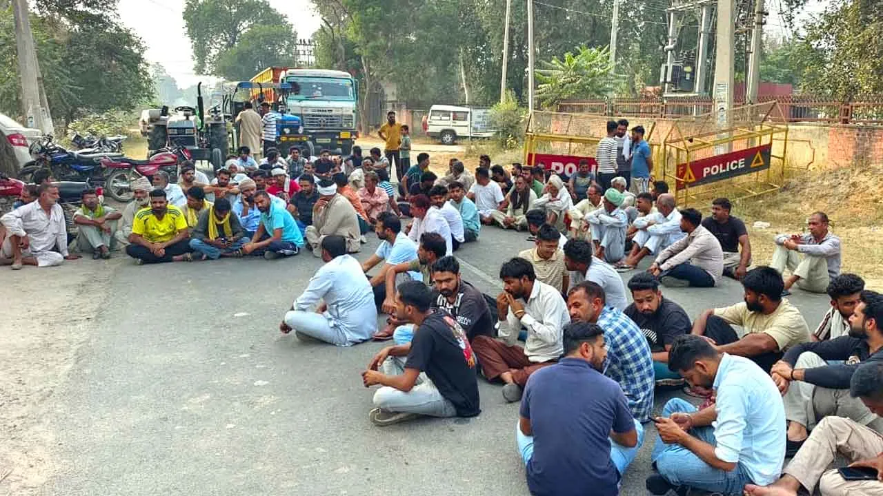 जाखल में संदिग्ध परिस्थितियों में मुनीम की मौत, परिजन बता रहे हत्या; पुलिस ने माना सड़क हादसा