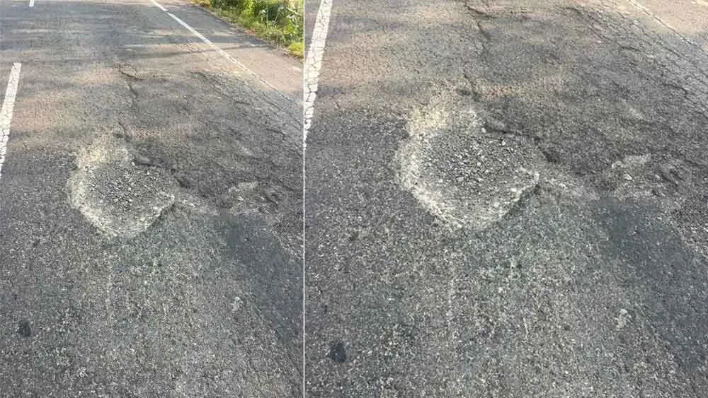 तितराम मोड से किच्छाना और देबवन तक सड़क खस्ताहाल हालत में, वाहन चालक परेशान