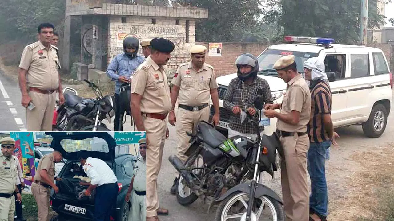 स्पेशल चैकिंग अभियान: 887 वाहनों की जांच, 100 के चालान, 52 इंपाउंड, 2 चोरी की बाइक बरामद