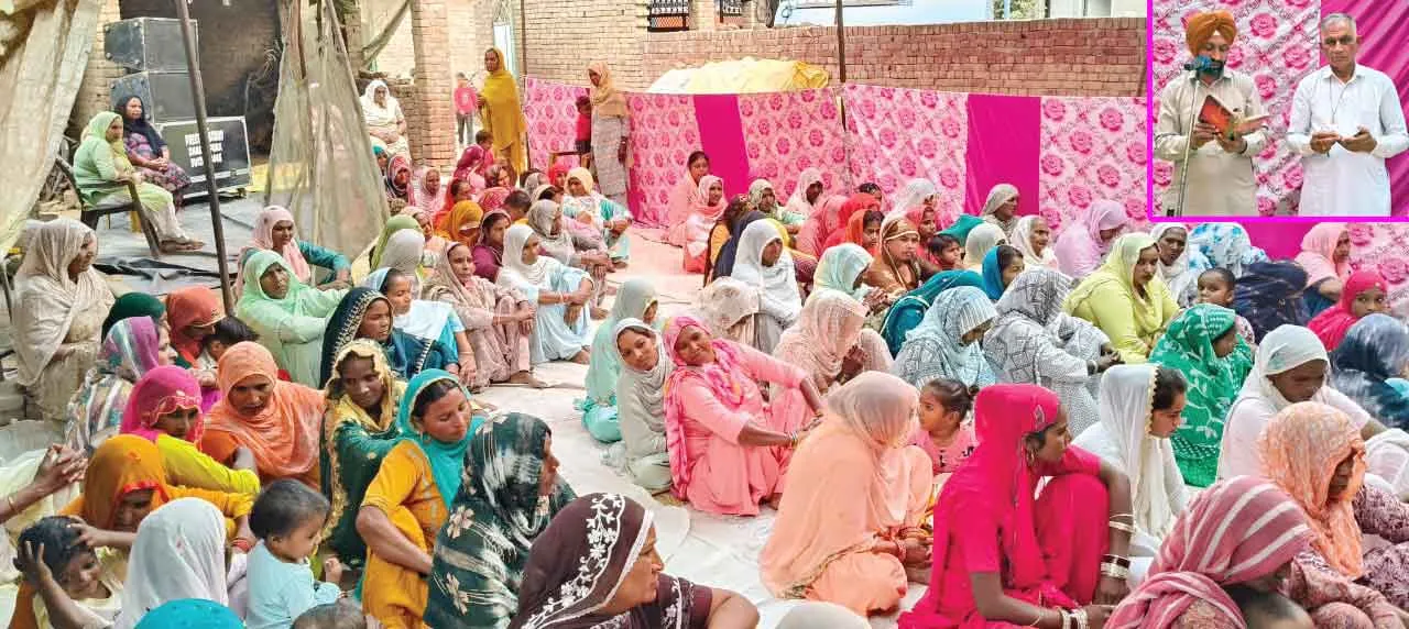 ब्लॉक रामपुर थेड़ी से सचखंडवासी जंगीर इन्सां के नमित नामचर्चा कर दी श्रद्धांजलि