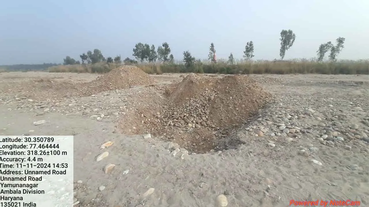 शहजादवाला की पंचायती जमीन में अवैध खनन जारी, खनन टीम ने मौके का मुआयना कर एनफोर्समेंट ब्यूरो को एफआईआर के लिए लिखा