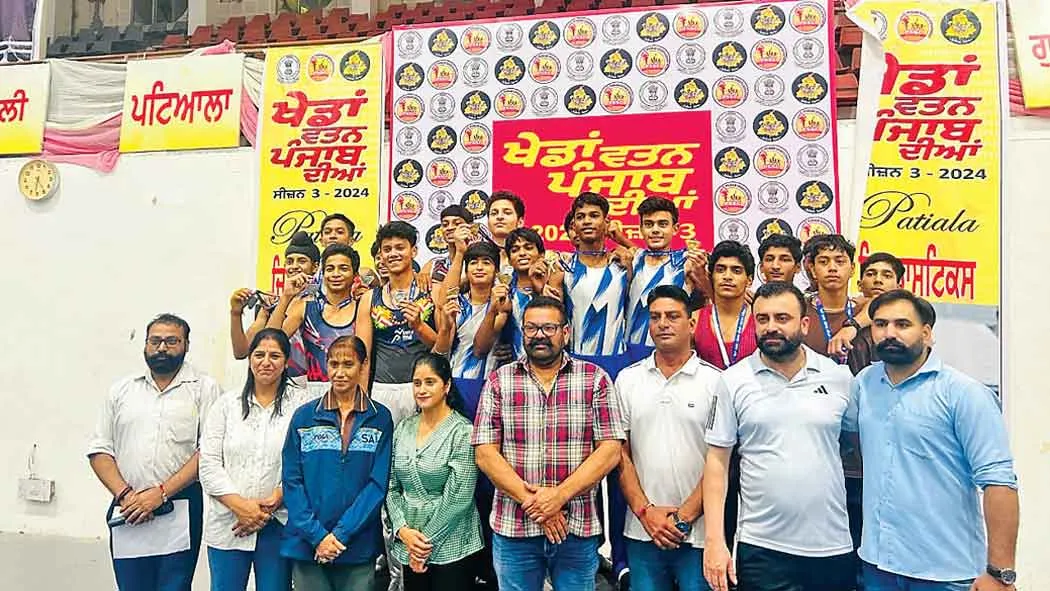 Khedan Watan Punjab Diyan: राज्य स्तरीय जिम्नास्टिक मुकाबलों के अंडर-14 में एसएएस नगर रहा अग्रणी