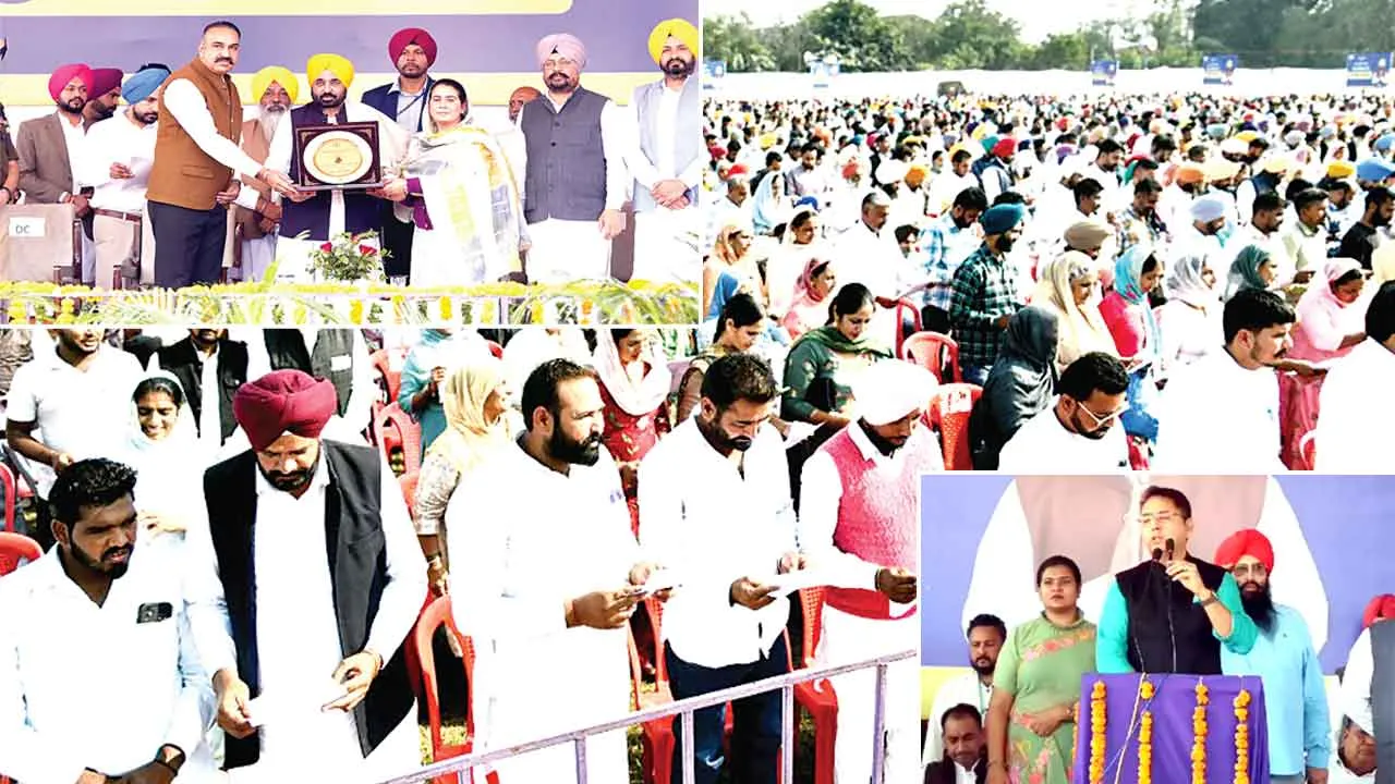 संगरूर में 422 पंचायत के पंचों ने, मोगा में 2486 पंचों ने शपथ ली