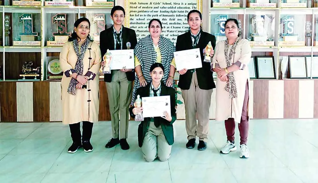 शाह सतनाम जी गर्ल्स स्कूल की छात्राएं युवा महोत्सव में छाई