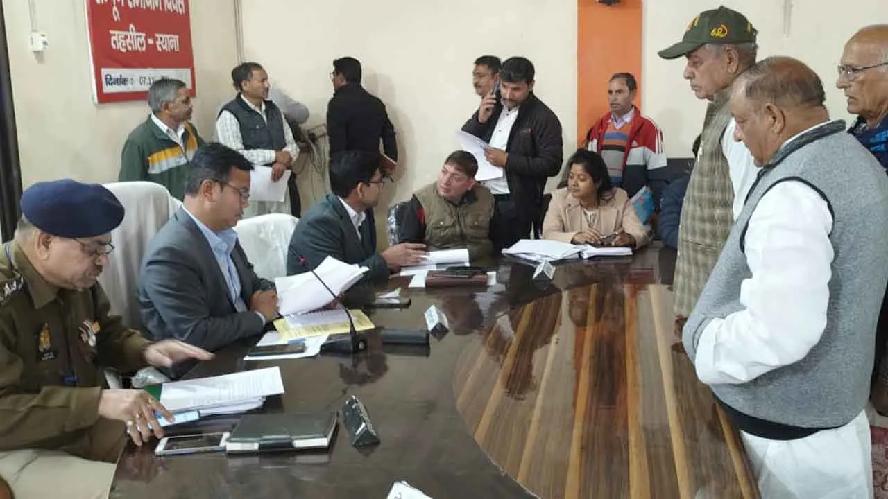 स्याना में संपूर्ण समाधान दिवस में आईं 38 शिकायतें