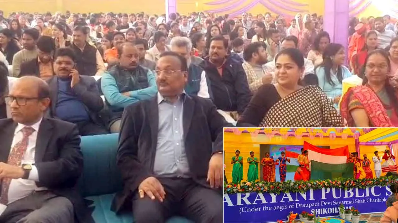 नारायणी पब्लिक स्कूल का चतुर्थ वार्षिक उत्सव मनाया गया धूमधाम से