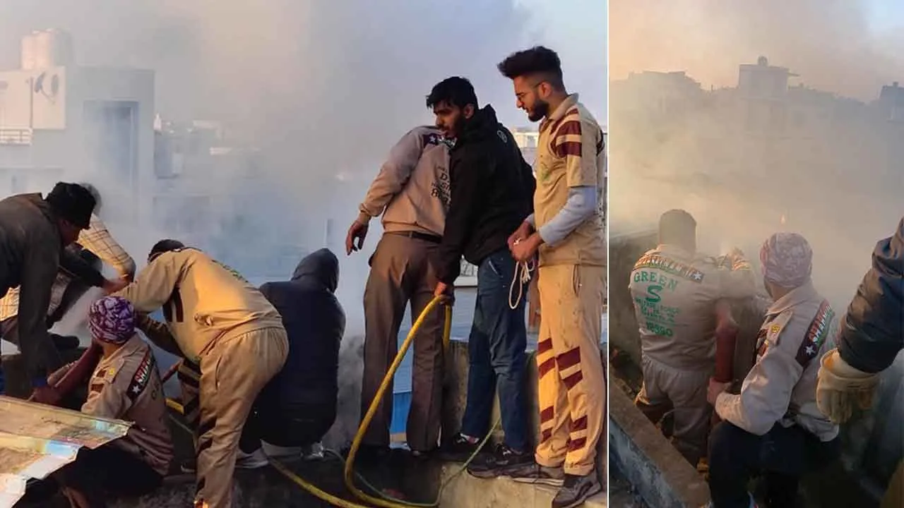 Fire: हिसार में दुकान में लगी आग, लाखों का सामान जलकर राख, सूचना मिलते ही पहुंचे शाह सतनाम जी ग्रीन्स वेलफेयर कमेटी के सेवादार
