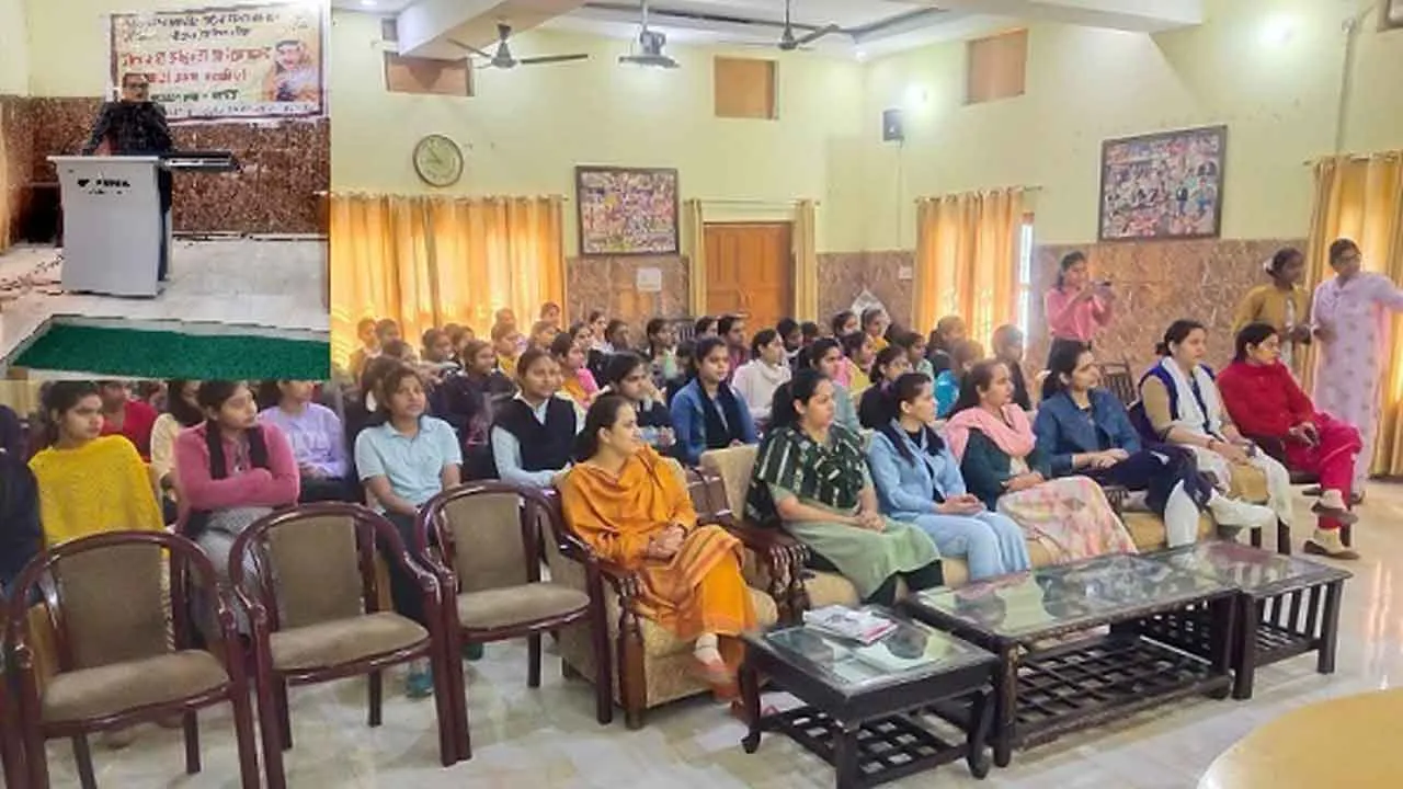 कन्या कॉलेज में अहिल्याबाई होल्कर की 300 वीं जयंती मनाई