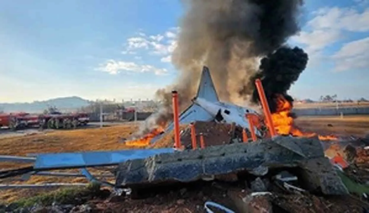 South Korea Plane Crash: दक्षिण कोरिया में विमान में लगी आग, 62 की मौत!