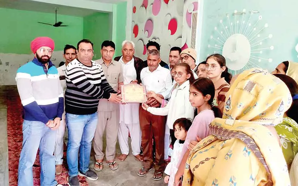 कल्याण नगर परमार्थ कॉलोनी निवासी देहदानी कृष्णा रानी इन्सां को नामचर्चा कर दी श्रद्धांजलि