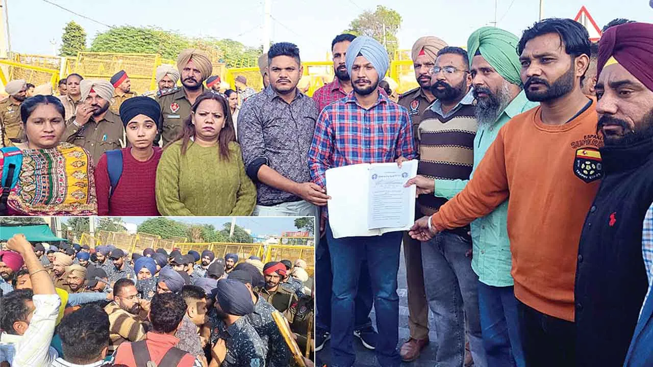 बेरोजगारों ने घेरा सीएम आवास, प्रदर्शन