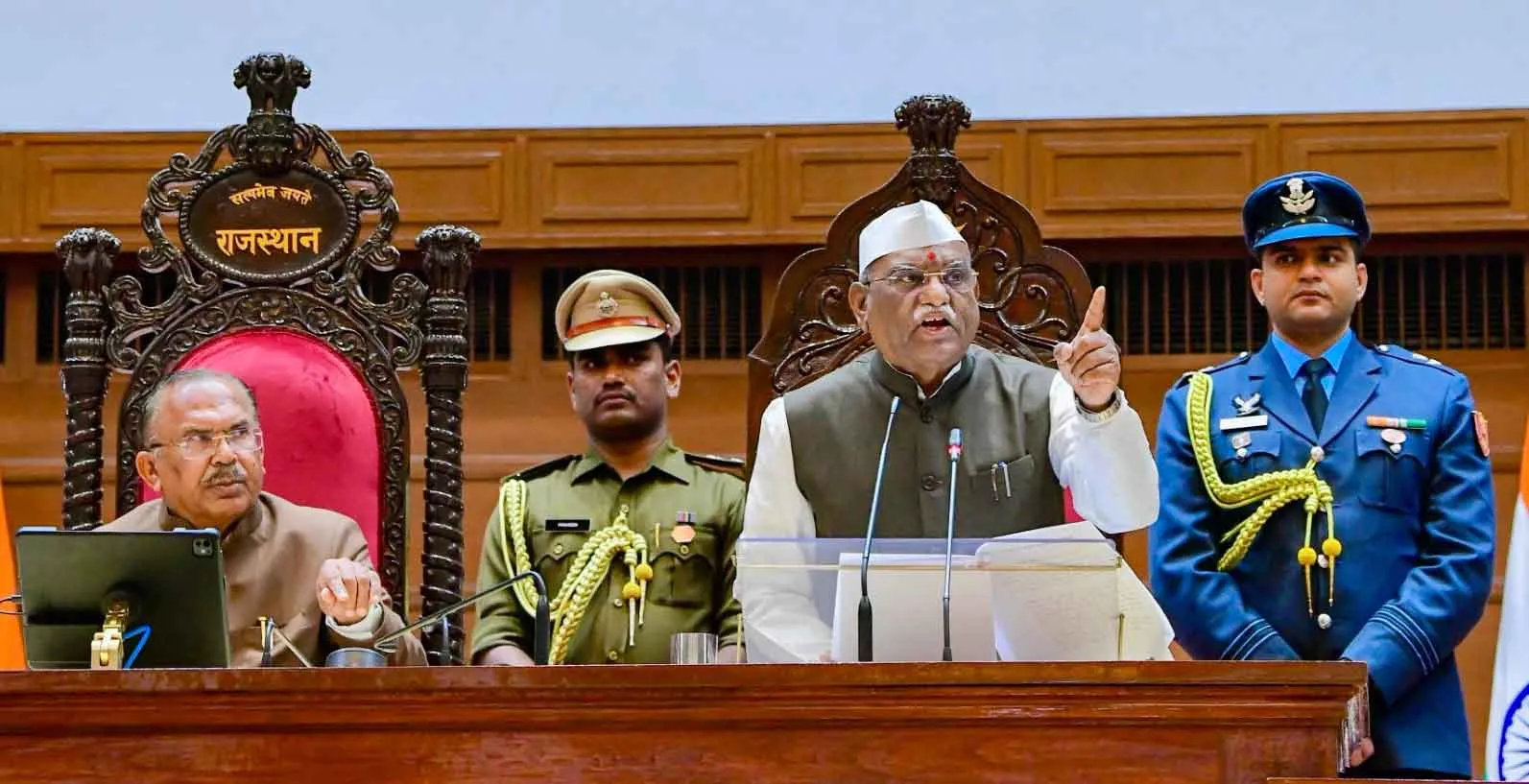 Rajasthan Budget Session: राजस्थान विधानसभा के बजट सत्र का हंगामेदार आगाज