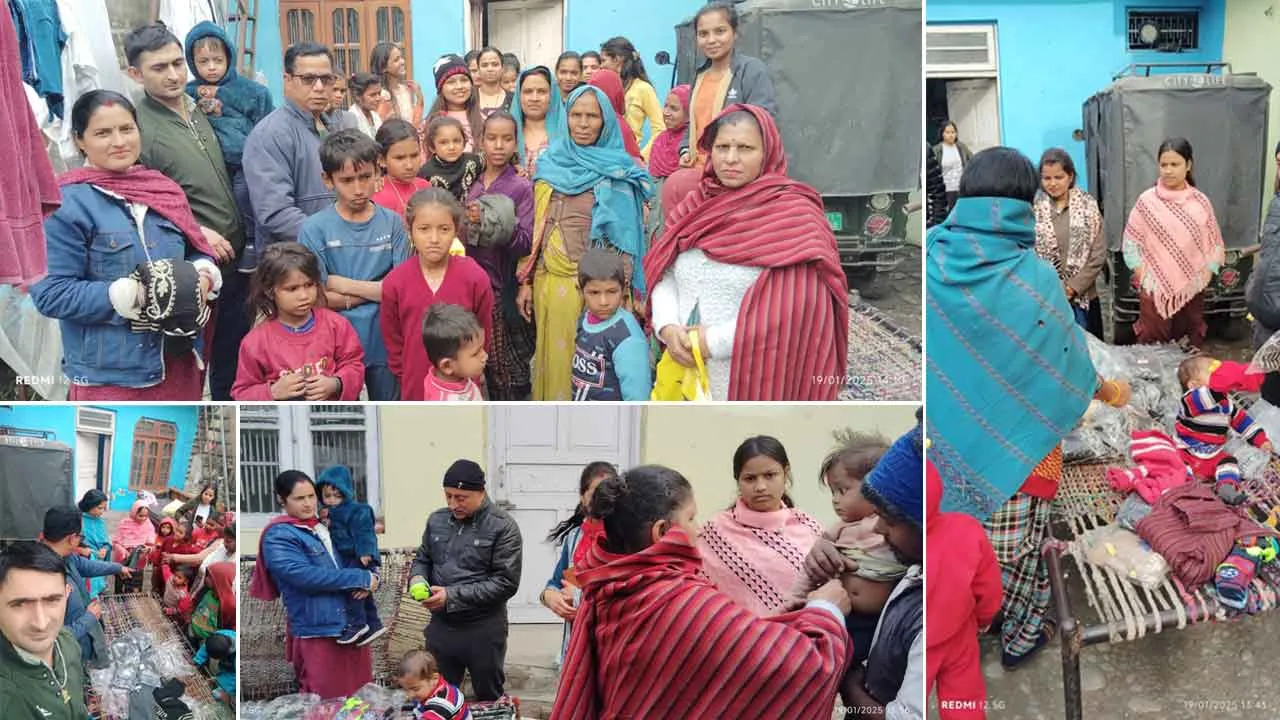 Jammu: जम्मू की साध संगत ने 32 जरूरतमंदों को बांटे गर्म कपड़े