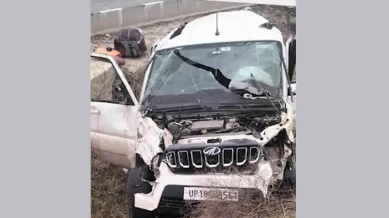 Jind Road Accident: हाइवे की रेलिंग को तोड़ती हुई खेतों में जा गिरी अनियंत्रित स्कॉर्पियो, दो महिलाओं की मौत
