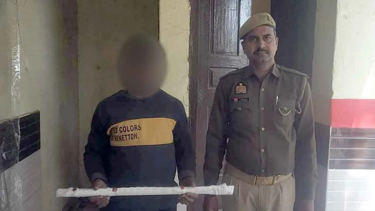 घर में घुसकर मारपीट करने का वांछित आरोपी गिरफ्तार