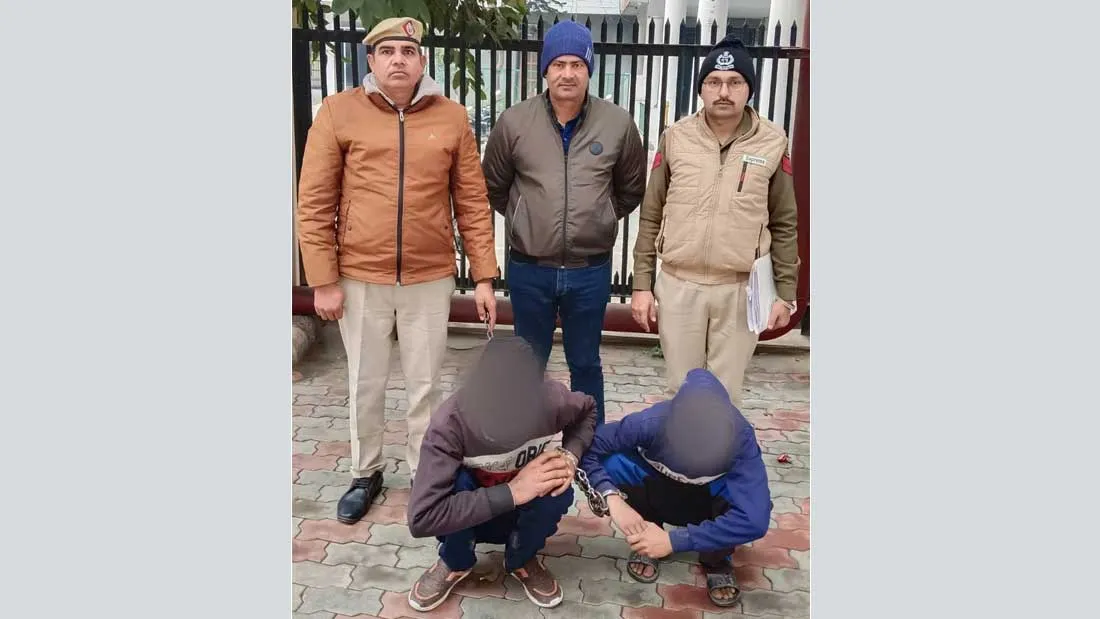सबमर्सीबल केबल चोरी मामले में 2 आरोपी गिरफ्तार, 8 किलो तांबा तार बरामद