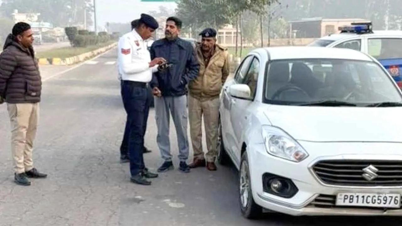 वर्ष 2024 दौरान 31784 चालान कर लगाया करीब ढाई करोड़ का जुर्माना