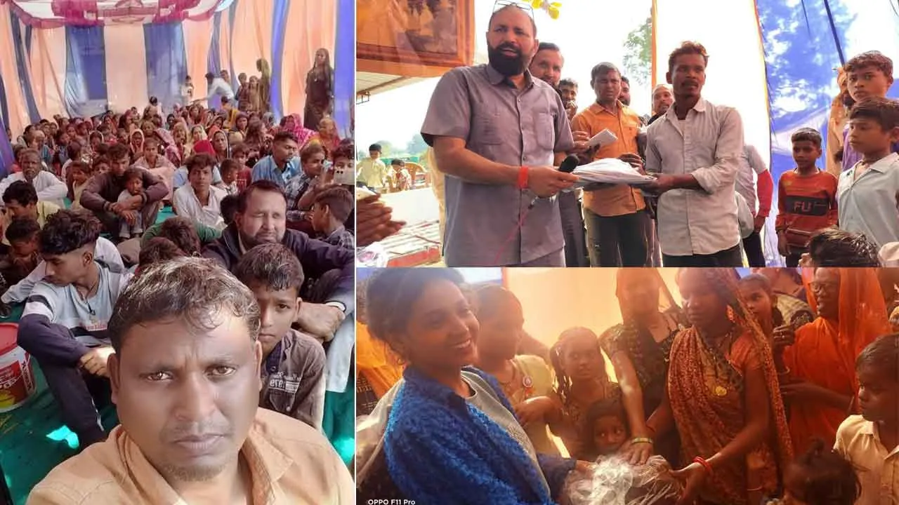 Madhya Pradesh: जरूरतमंदों को गर्म कपड़े बांटकर मनाया पावन अवतार दिवस