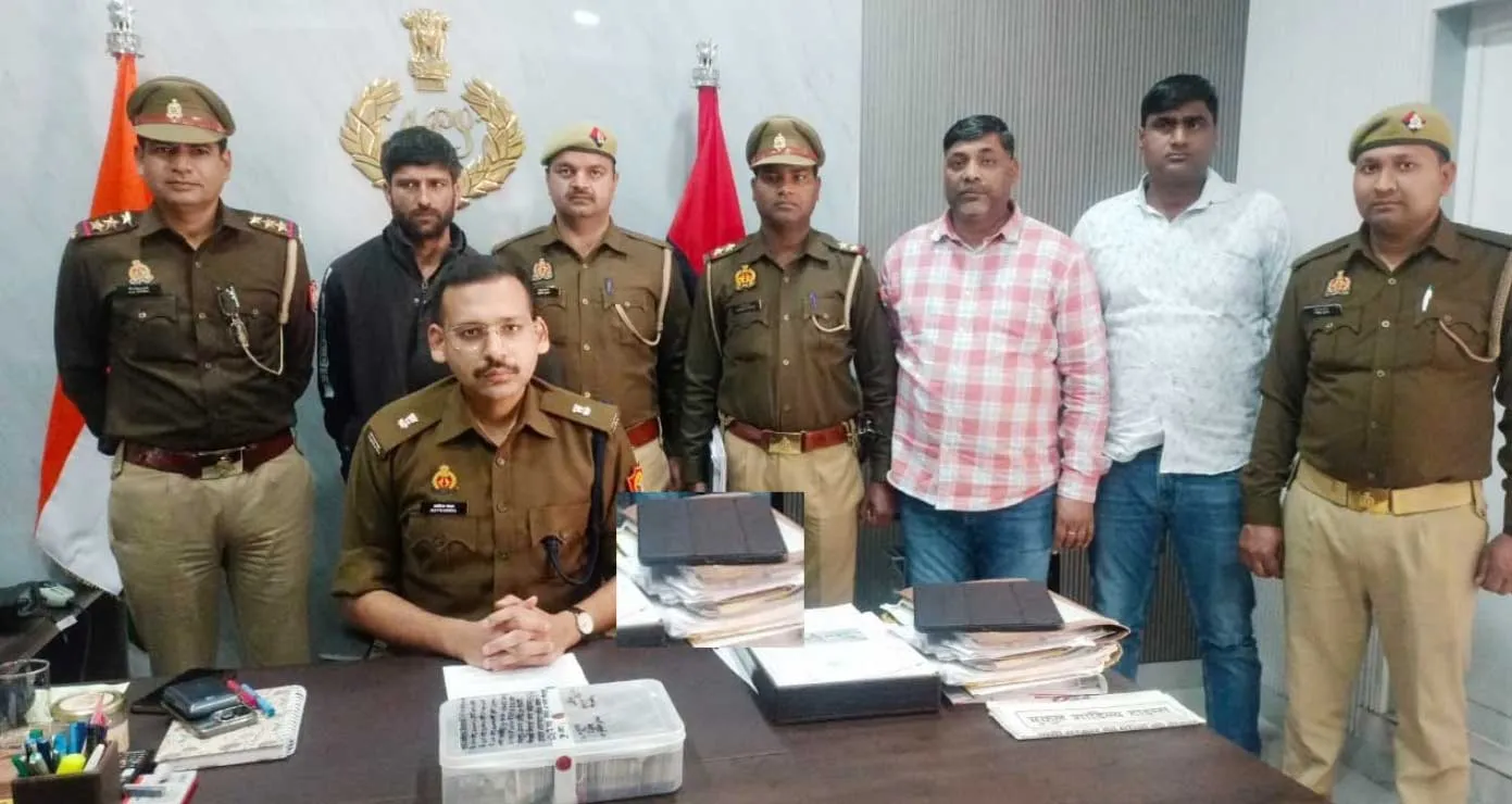 पुलिस ने किया एच.पी गैस एजेन्सी से हुई चोरी का खुलासा
