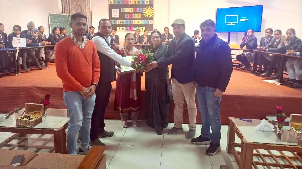 एजीएस स्कूल में हुई क्विज प्रतियोगिता में बच्चों ने दिखाया टैलेंट