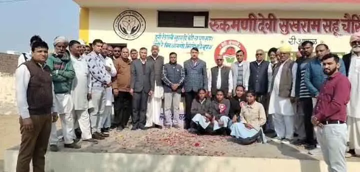 बहलोलनगर के सरकारी विद्यालय में आधुनिक बालिका शौचालय का लोकार्पण