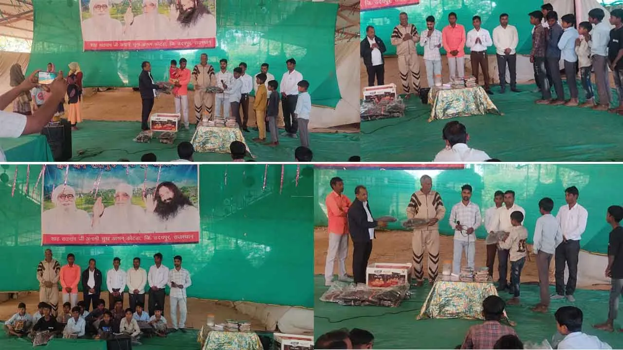 कोटड़ा ब्लाक की संगत ने जरूरतमंदों को बांटे गर्म कपड़े