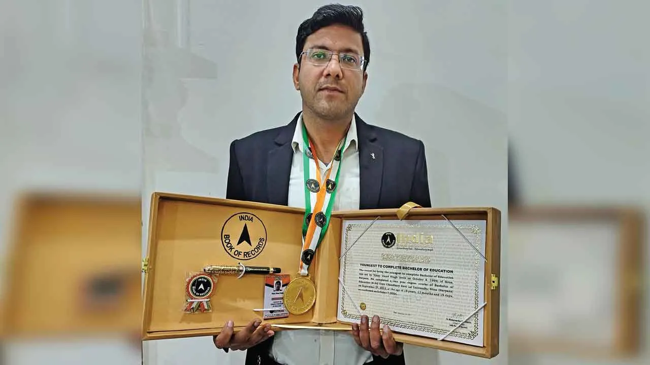 India Book of Records: सरसा के विनय कुमार ने हासिल की ये बड़ी उपलब्धि!