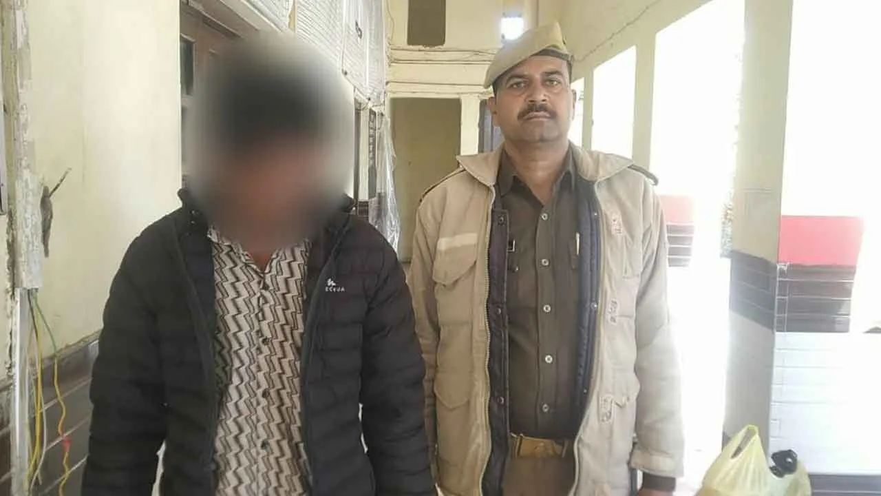 कॉस्मेटिक व्यापारी से लूटपाट का आरोपी गिरफ्तार, भेजा जेल