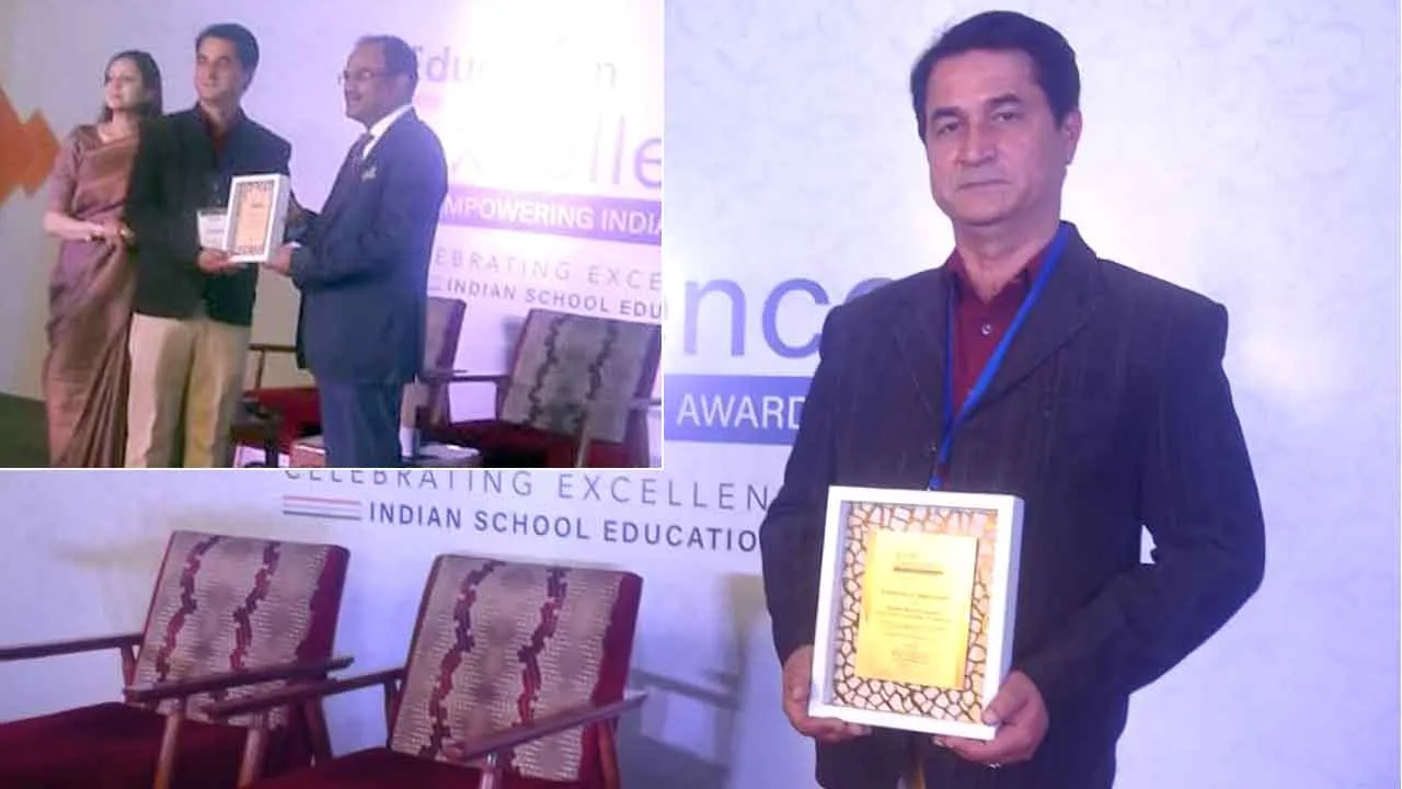 द न्यू हाइट्स एकेडमी दिल्ली में शिक्षा उत्कृष्टता पुरस्कार से सम्मानित