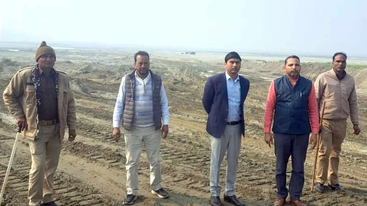 मण्डावर रेत खनन प्वाइंट तीन महीने के लिए बंद