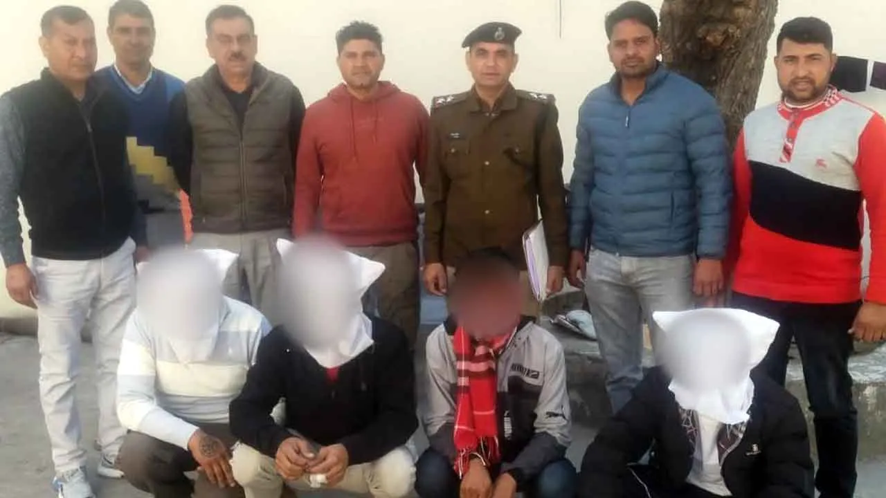 Kaithal Crime: कातिलाना हमला करने के मामले में 4 आरोपी गिरफ्तार