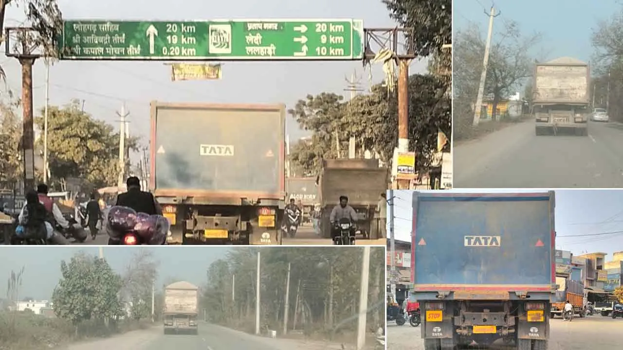 यमुनानगर में खुलेआम चलता है ओवरलोड व बिना नंबर के वाहनों का काफिला, आरटीए स्टाफ को छोड़ सबको दिखता है नियमों का हो रहा उल्लंघन