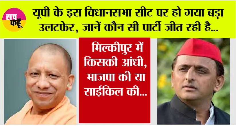 Milkipur By Election Results 2025 LIVE: यूपी के इस विधानसभा सीट पर हो गया बड़ा उलटफेर, जानें कौन सी पार्टी जीत रही है…