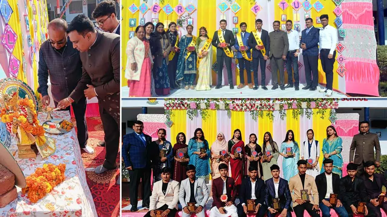 शिखर शिक्षा सदन सीनियर सेकेंडरी स्कूल, मीरापुर में हर्षोल्लास के साथ “चीयर्स टू फ्यूचर” सम्पन्न