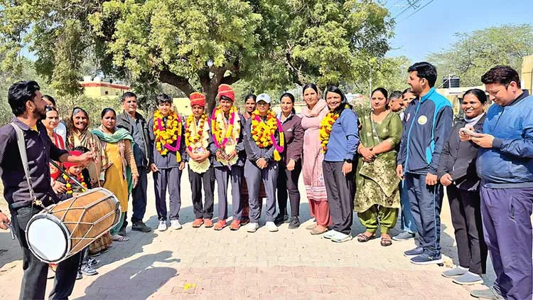 MSG Bhartiya Khel Gaon: 38वें राष्ट्रीय खेलों में फिर छाई एमएसजी भारतीय खेल गाँव की महिला खिलाड़ी