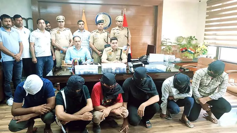 अंतर्राज्यीय साइबर ठग गिरोह पर पुलिस की बड़ी कार्रवाई, 7 गिरफ्तार